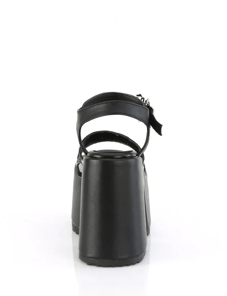 DEMONIA CAMEL-17 - BLACK VEGAN LEATHER ✰ PRE ORDER ✰