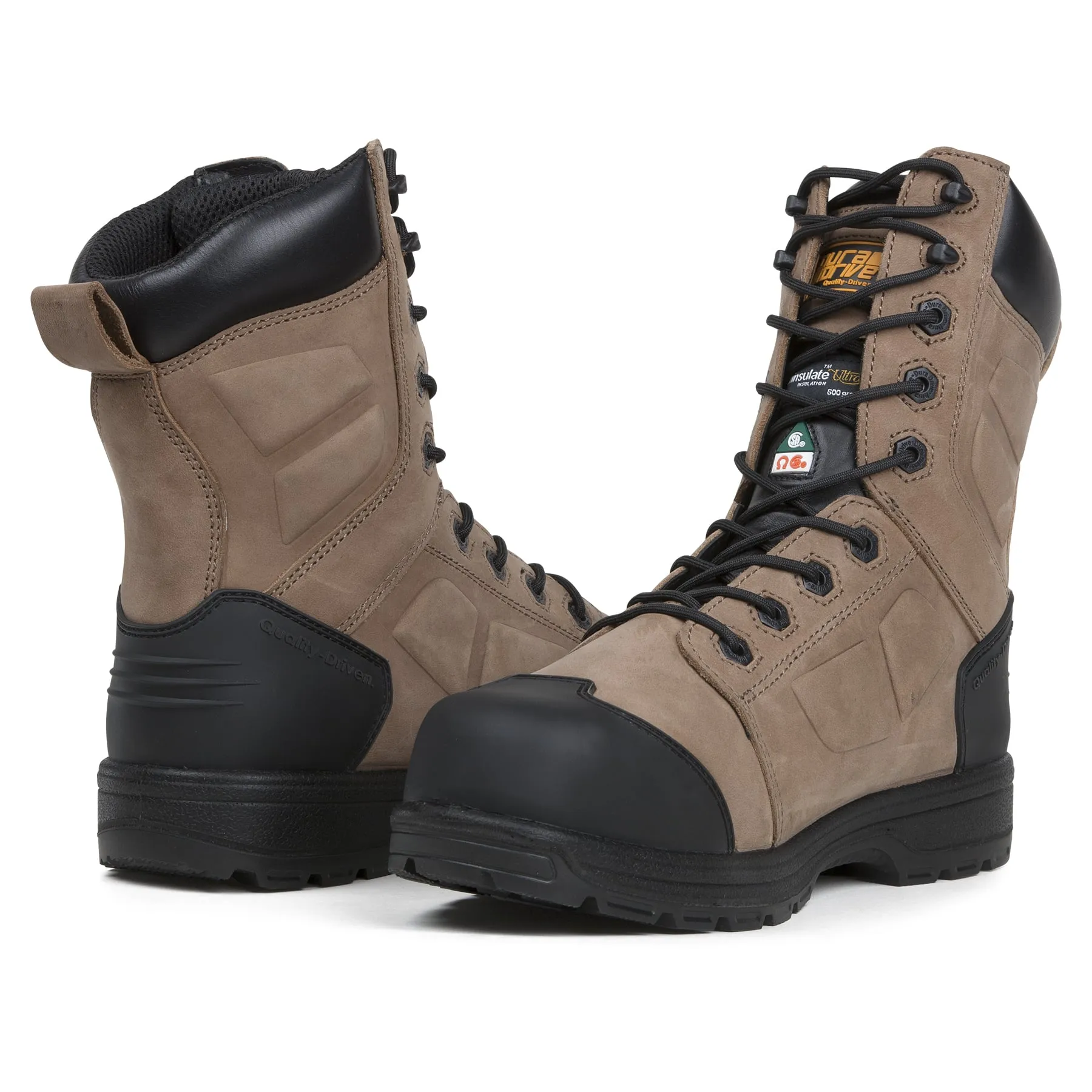 DURADRIVE LYNX WATERPROOF 600G INSULATED WINTER WORK BOOTS