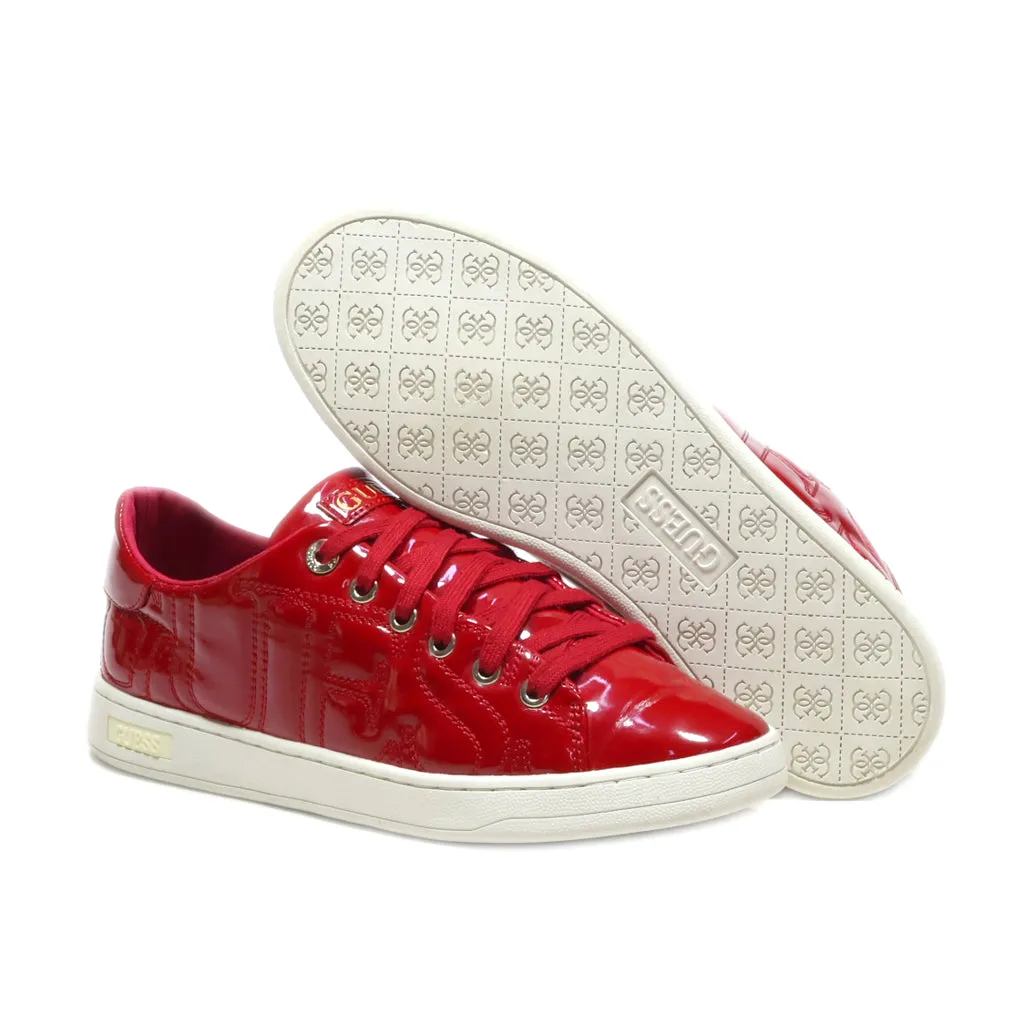 Guess Castin Active Low-Top Sneakers Leather Red Colour For Women