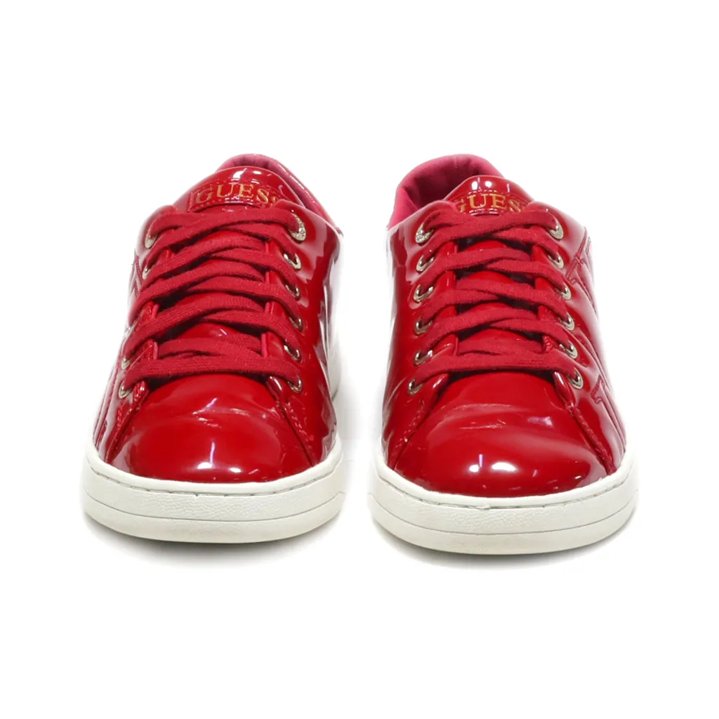 Guess Castin Active Low-Top Sneakers Leather Red Colour For Women