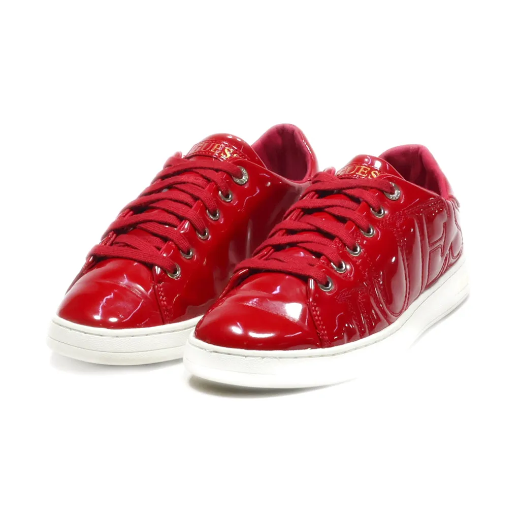 Guess Castin Active Low-Top Sneakers Leather Red Colour For Women