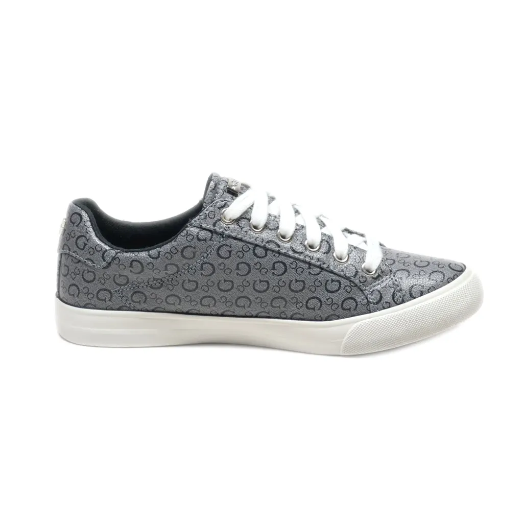 Guess Los Angeles Low-Top Sneakers Leather Blue Colour For Women