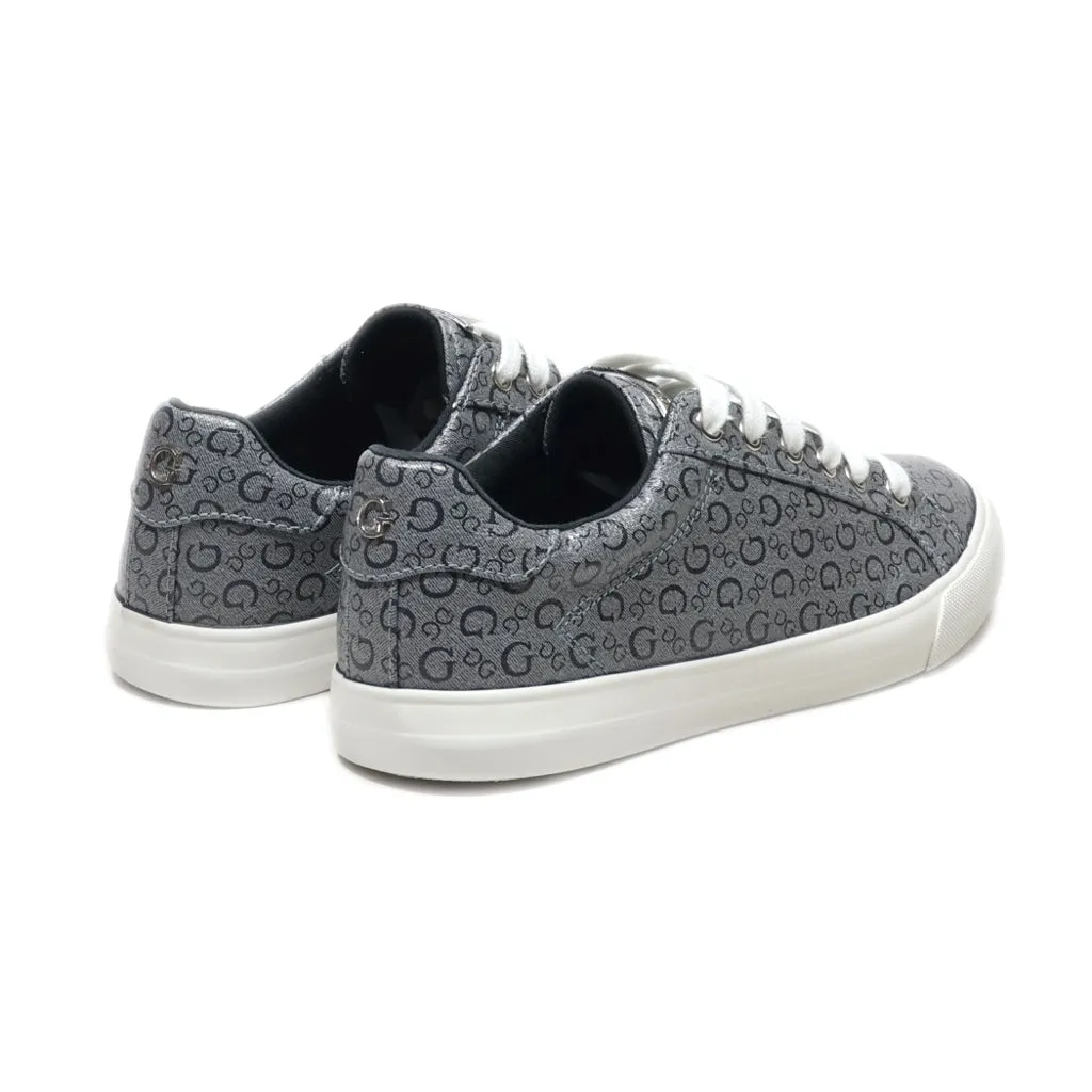 Guess Los Angeles Low-Top Sneakers Leather Blue Colour For Women