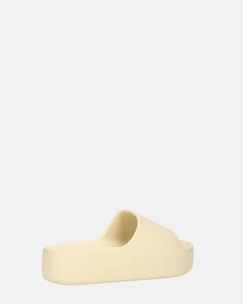 IMA - ciabattine platform beige