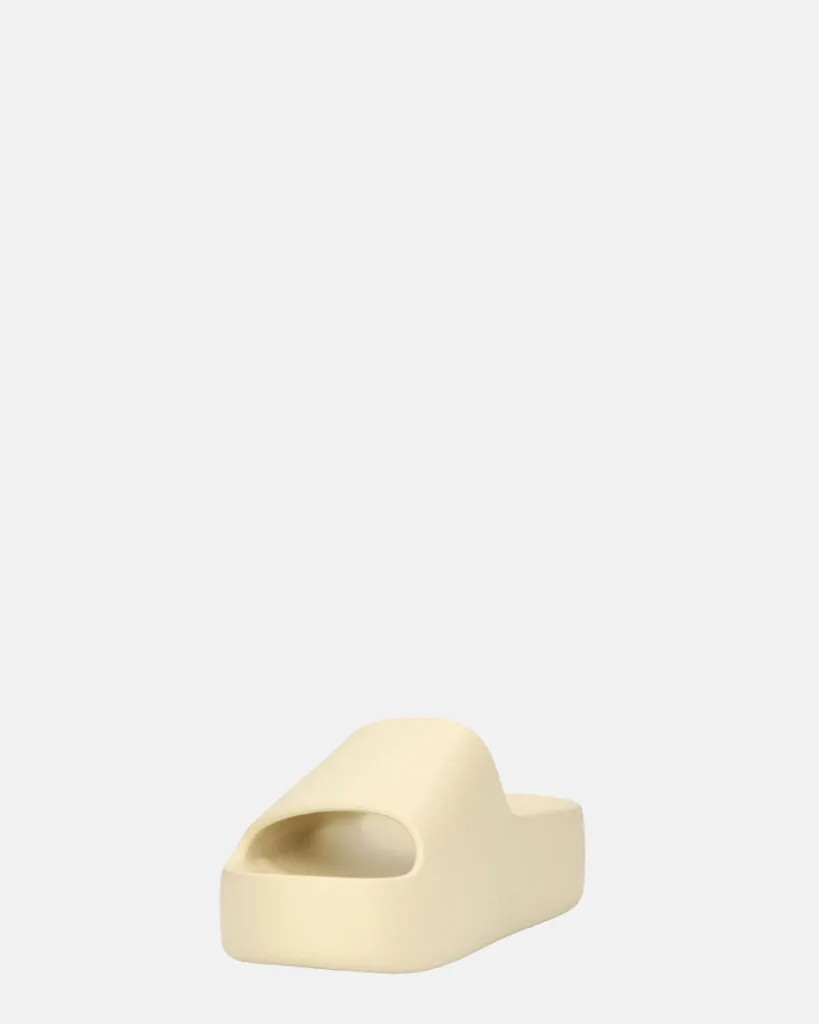 IMA - ciabattine platform beige