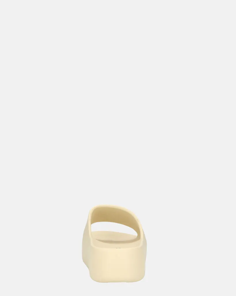 IMA - ciabattine platform beige