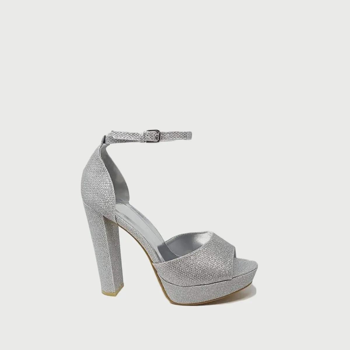 Katalea Ankle-Strap Platform Peep-Toe