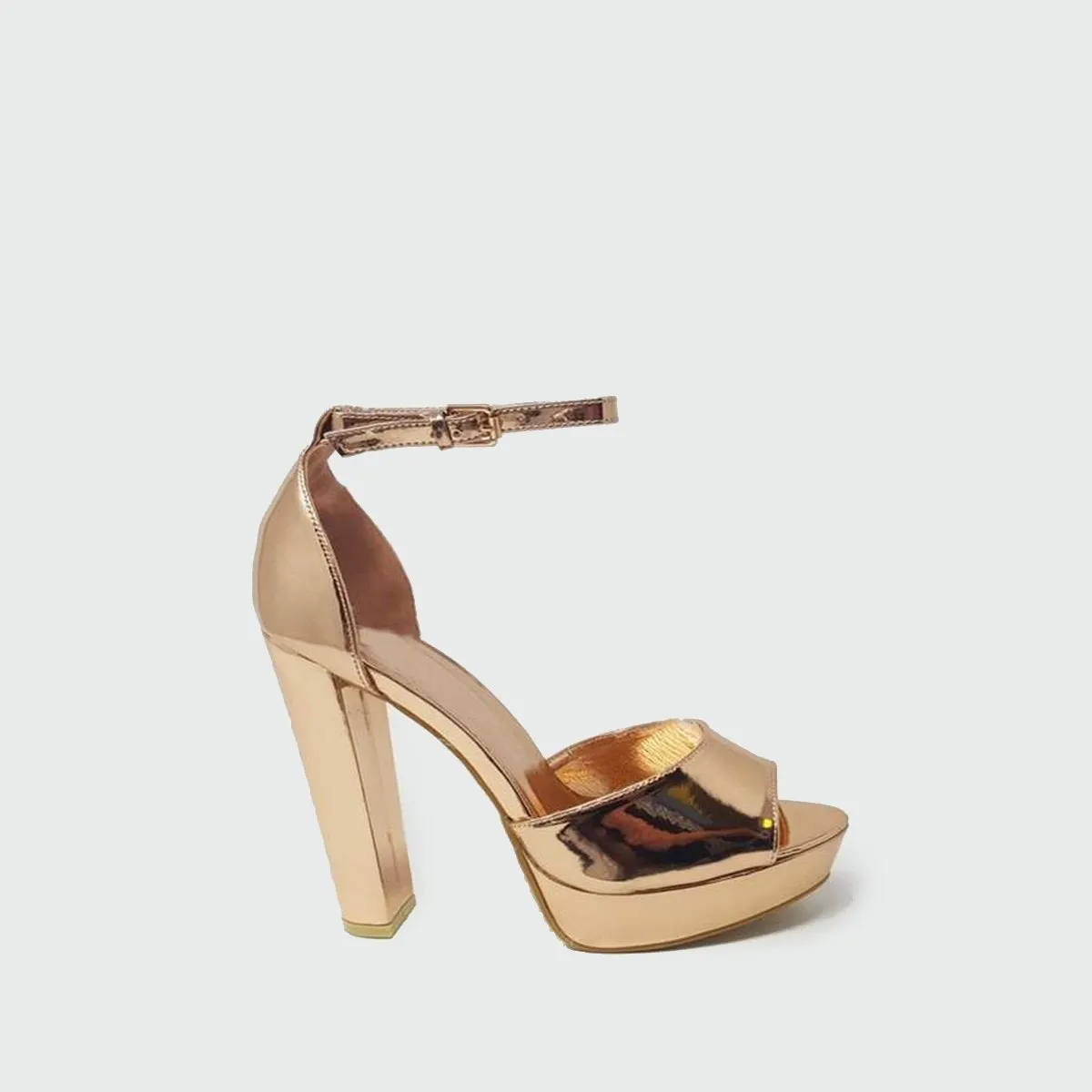 Katalea Ankle-Strap Platform Peep-Toe
