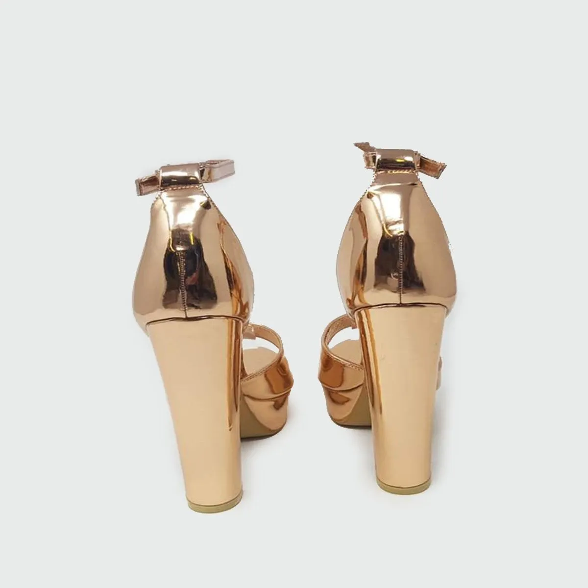 Katalea Ankle-Strap Platform Peep-Toe