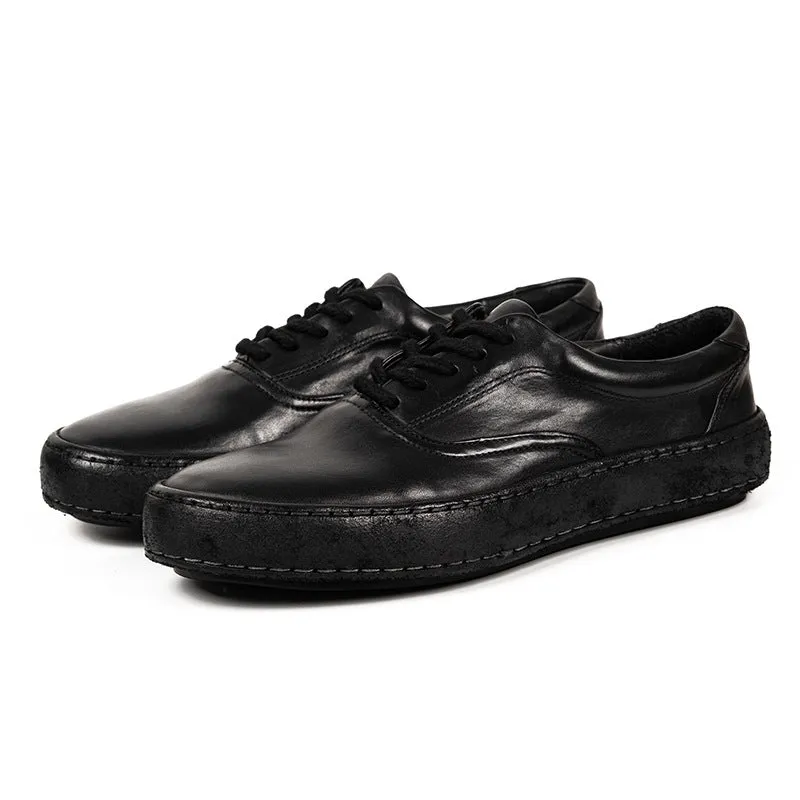 Men's Low Top Leather Sneakers