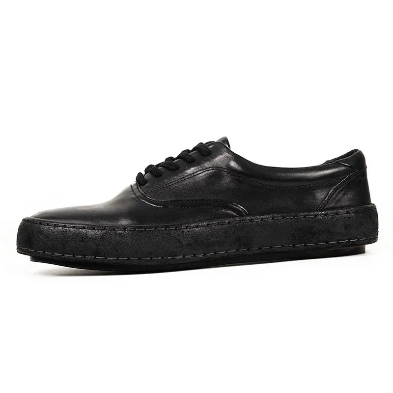 Men's Low Top Leather Sneakers