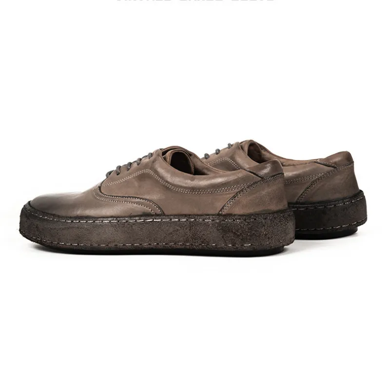 Men's Low Top Leather Sneakers