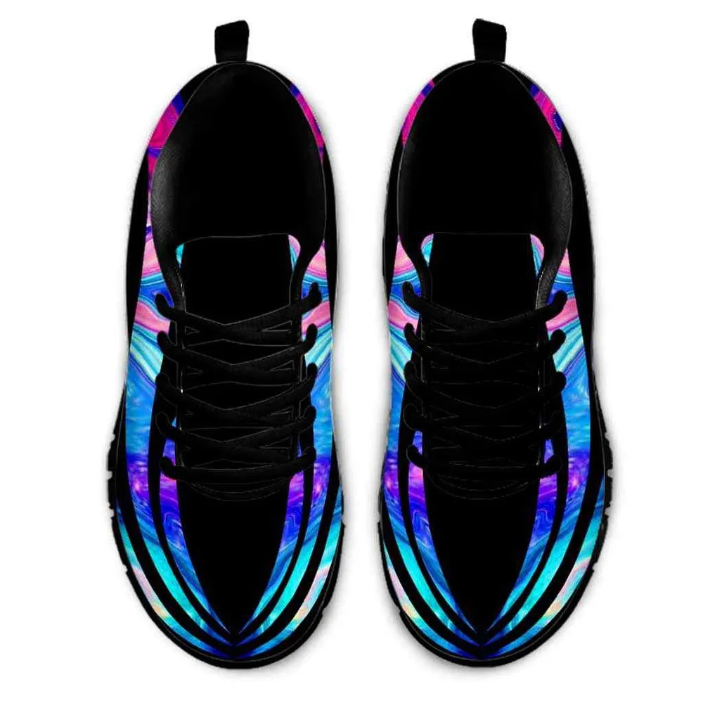 Nurse Sneaker, Nurse Sneakers Gym Running Shoes, Gift For Women And Men, Blue Neon Line Shoes, Best Shoes For Nurses
