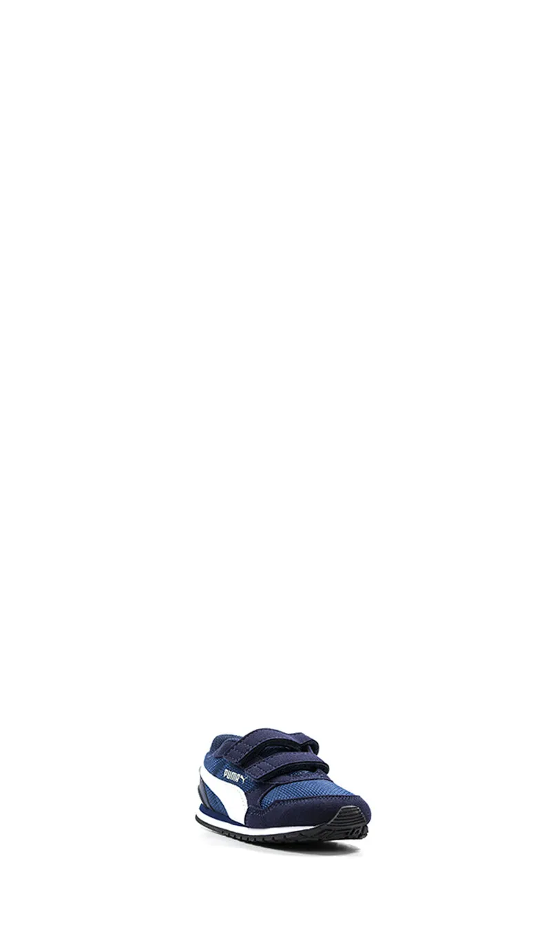 PUMA ST RUNNER MESH Sneaker bimbo blu/bianca in tessuto