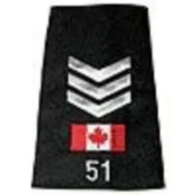 SERGEANT Silver Can Flag # Slip-Ons