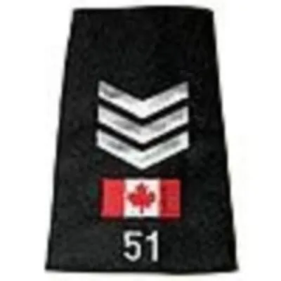 SERGEANT Silver Can Flag # Slip-Ons