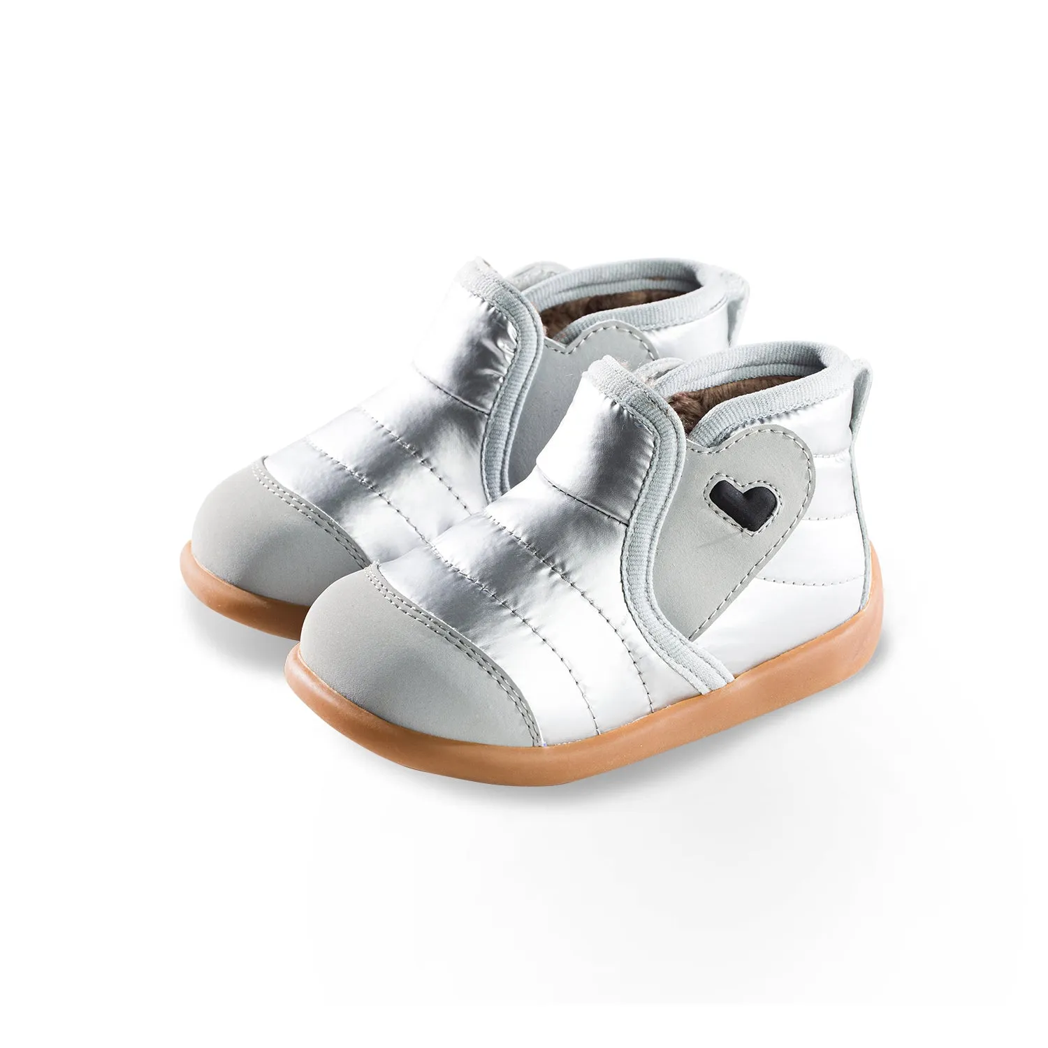 Snow Boots Baby Silver